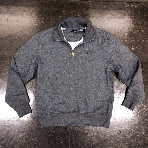 Izod Other - NWOT Izod gray fleece-lined zip-up sweatshirt M